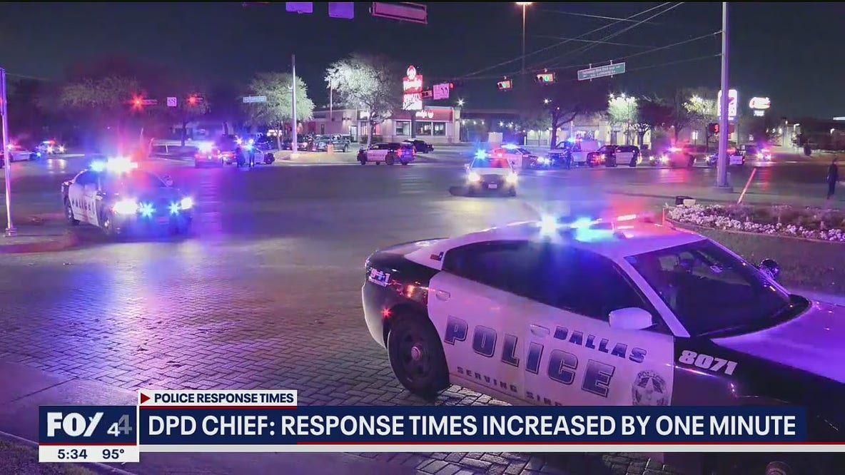 Dallas police response times increased by one minute, chief says